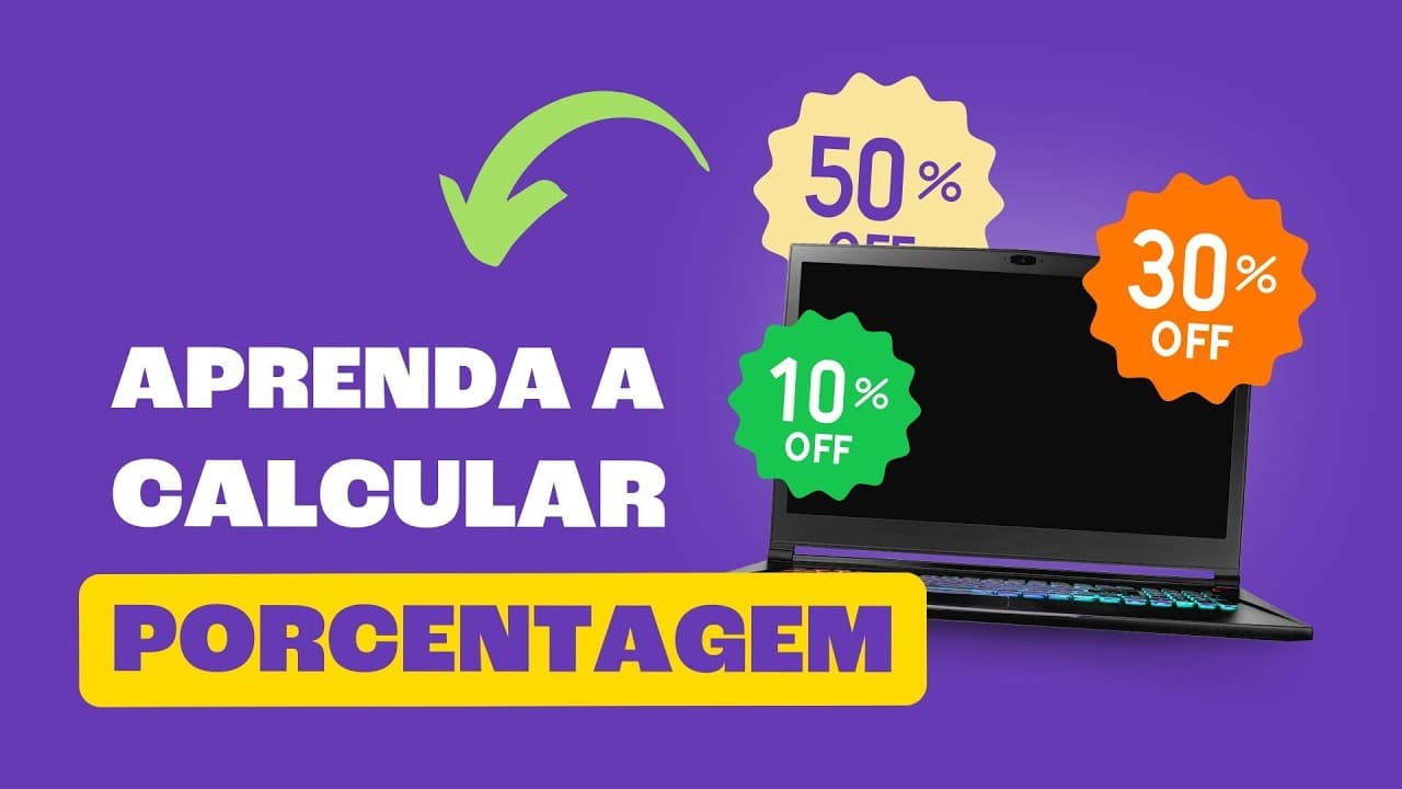 Thumbnail: Calcular PORCENTAGEM: Aprenda Rápido!
