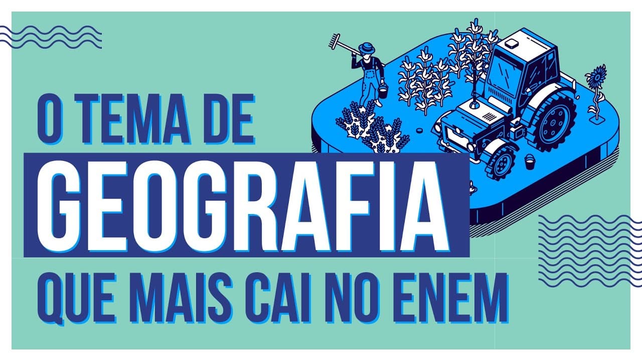 Thumbnail: O TEMA DE GEOGRAFIA QUE MAIS CAI NO ENEM