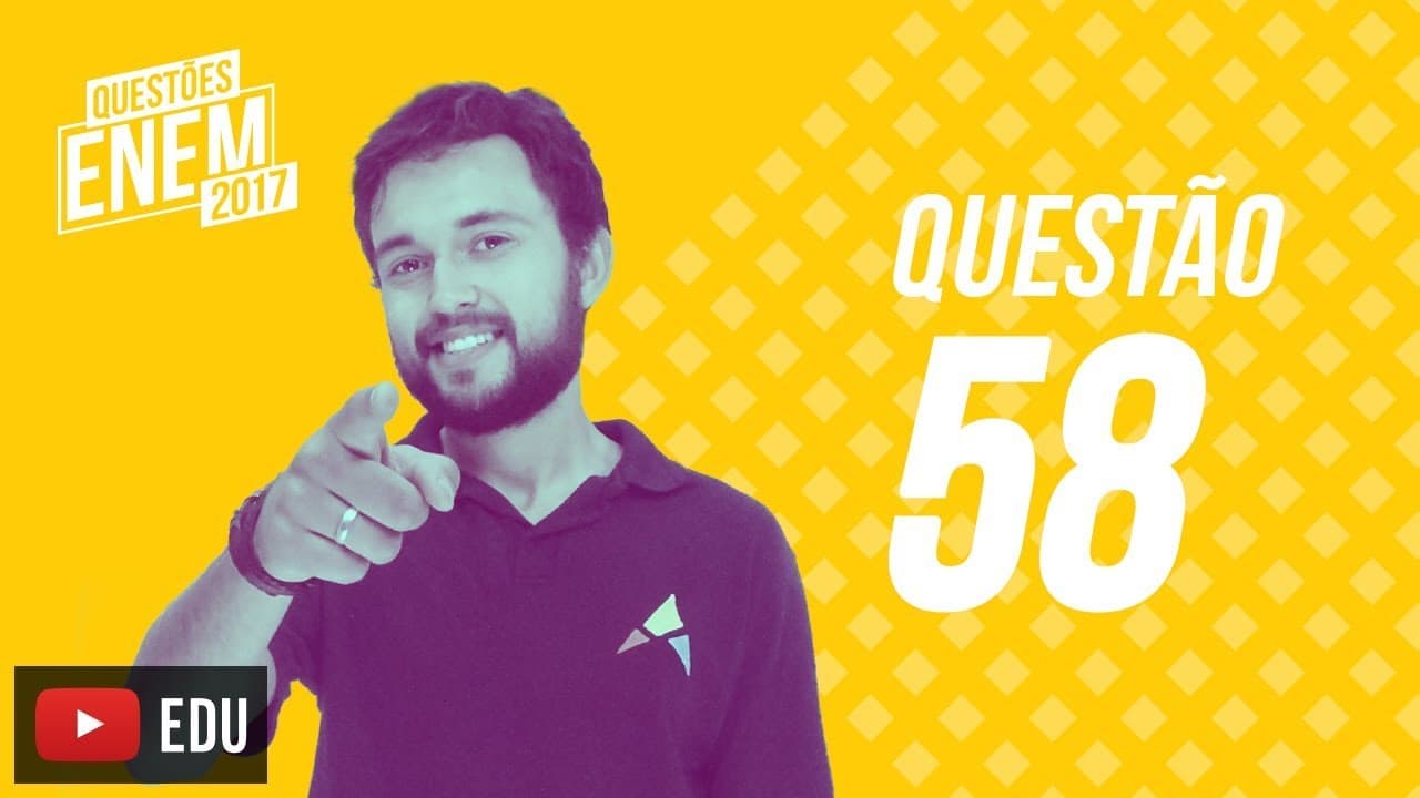 Thumbnail: Enem 2017 - Ciências Humanas | Questão 58 (Caderno Amarelo)
