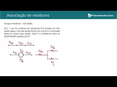 Thumbnail da aula: Associação de resistores - Exercício resolvido 26.1 - Física para engenharia