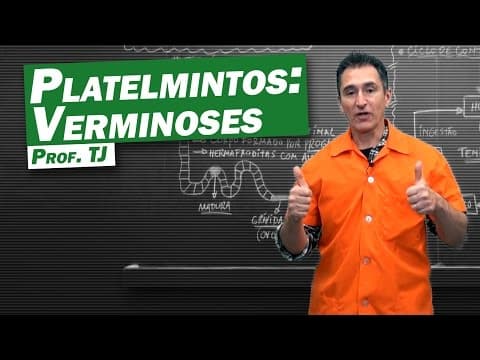 Thumbnail da aula: Biologia - Verminoses de Platelmintos