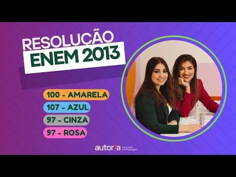 Thumbnail da aula: Enem 2013 - Autoria Linguagem - Questão 100 | Linguagens, prova amarela