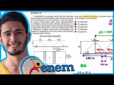 Thumbnail da aula: ENEM 2019 - A agricultura de precisão reúne técnicas agrícolas que consideram particularidades locai