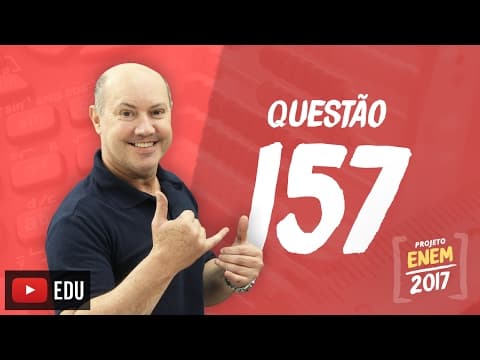 Thumbnail da aula: Enem 2016 - Matemática | Questão 157 (Caderno Rosa)