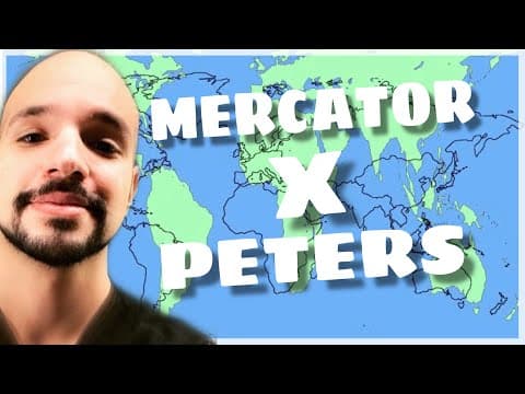 Thumbnail da aula: Mercator x Peters | Ricardo Marcílio