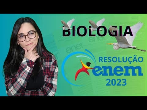 Thumbnail da aula: RESOLUÇÃO ENEM 2023 | As aves apresentam dois tipos de músculos em seus corpos: vermelhos e branc...