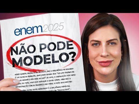 Thumbnail da aula: NÃO PODE MAIS MODELOS DE REDAÇÃO? | 7 tendências para 2025