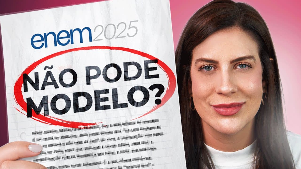 Thumbnail: NÃO PODE MAIS MODELOS DE REDAÇÃO? | 7 tendências para 2025