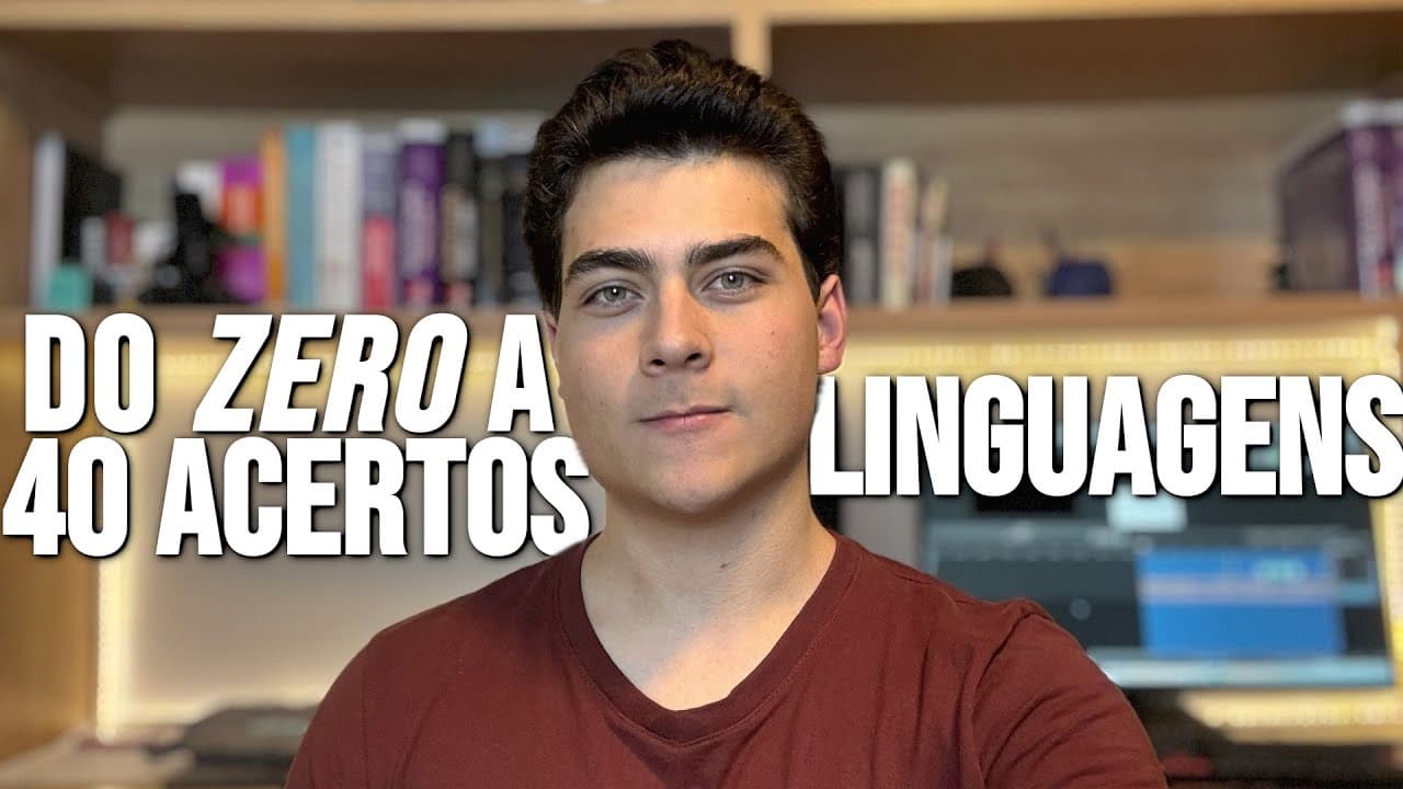 Thumbnail: LINGUAGENS é uma prova de EXATAS e isso vai te APROVAR no ENEM