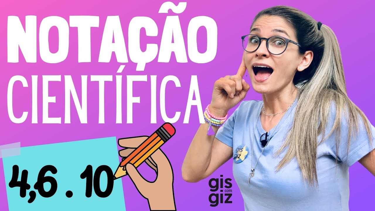 Thumbnail: NOTAÇÃO CIENTÍFICA | POTÊNCIAS DE BASE 10 | \Prof. Gis/
