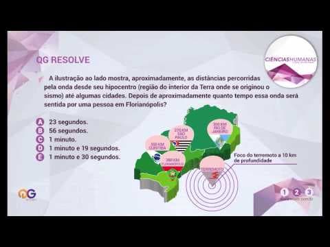Thumbnail da aula: Geografia - Ondas sísmicas - ENEM | QG Resolve