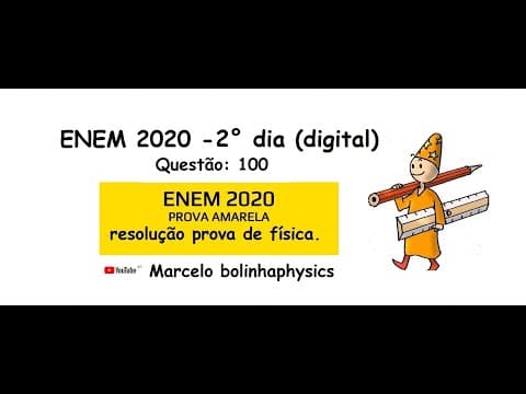 Thumbnail da aula: FÍSICA - ENEM 2020 2° DIA ( DIGITAL) Os ventos solares são fenômenos caracterizados por feixes