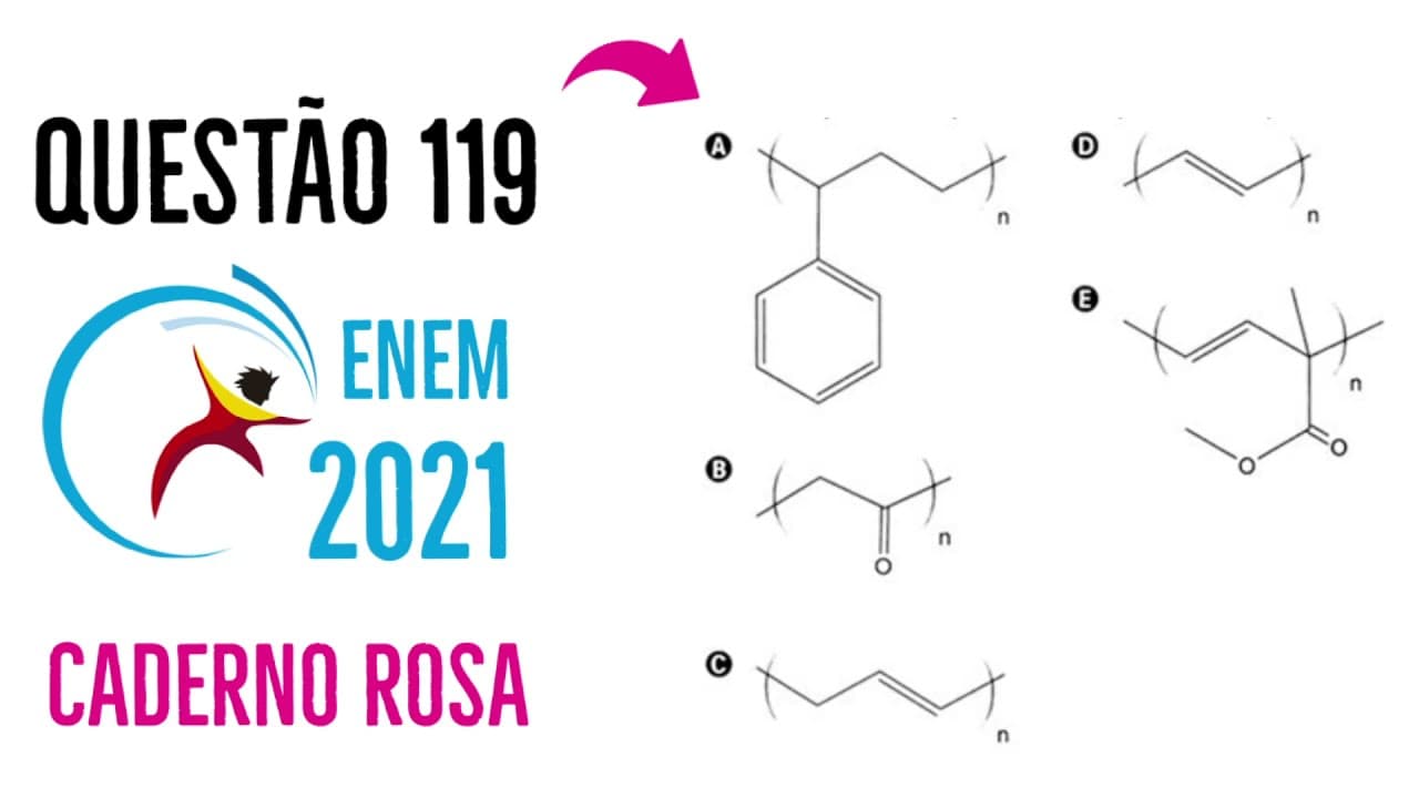 Thumbnail: ENEM 20210 | Questão 119 | Caderno Rosa - O Prêmio Nobel de Química de 2000 deveu-se à descoberta