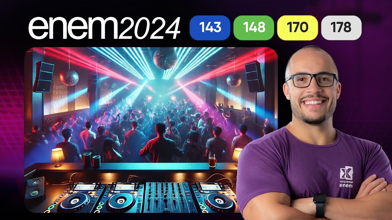 Thumbnail: Questão 143 - Caderno Azul | Lógica | MATEMÁTICA ENEM 2024