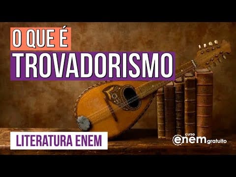 Thumbnail da aula: TROVADORISMO: o que é e características | Resumo de Literatura para o Enem | Camila Brambilla