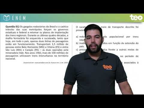 Thumbnail da aula: Resolução Gratuita ENEM | Geografia 2016