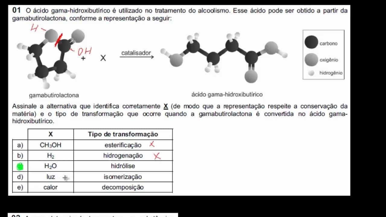 Thumbnail: Resolução Vestibular FUVEST 2013 - Questões 1-3