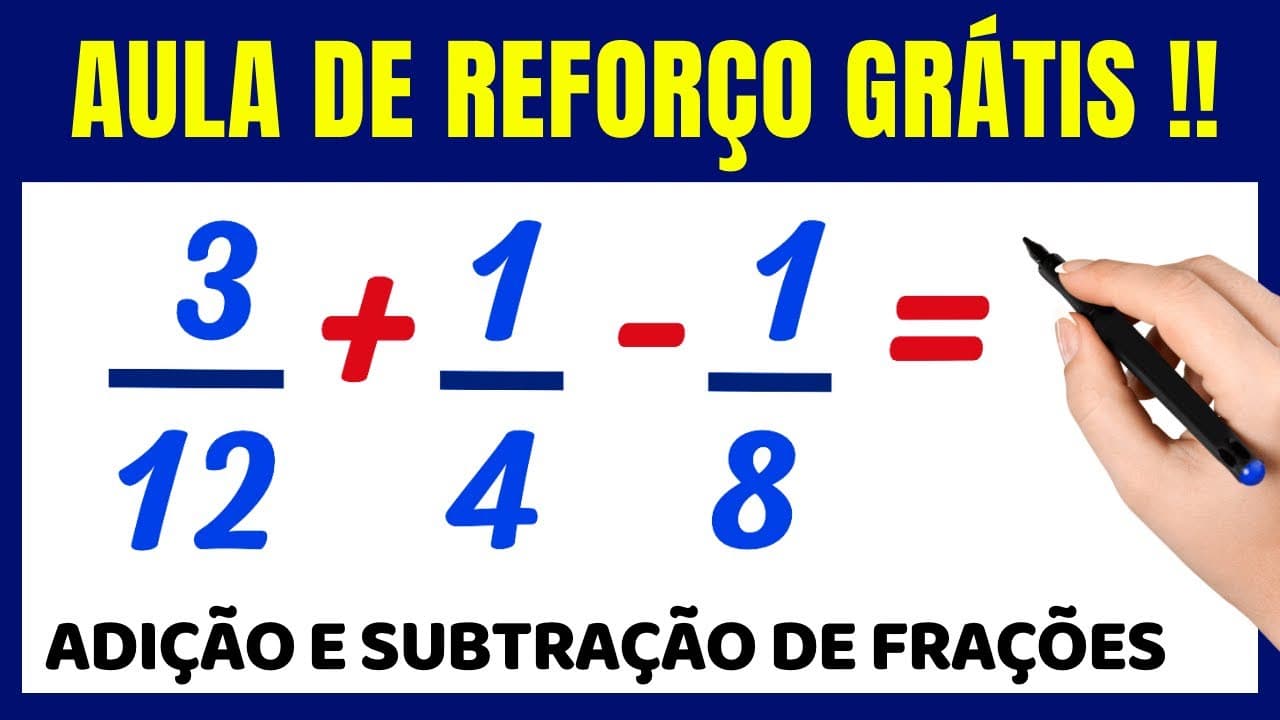 Thumbnail: 🤯😱VEM APRENDER O PASSO A PASSO!!! Matemática básica todo dia.📚🚀