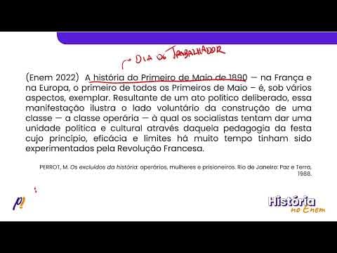Thumbnail da aula: ENEM 2022 - IDADE CONTEMPORÂNEA: DA FRANÇA REVOLUCIONÁRIA À 1ª GRANDE GUERRA | A história do...