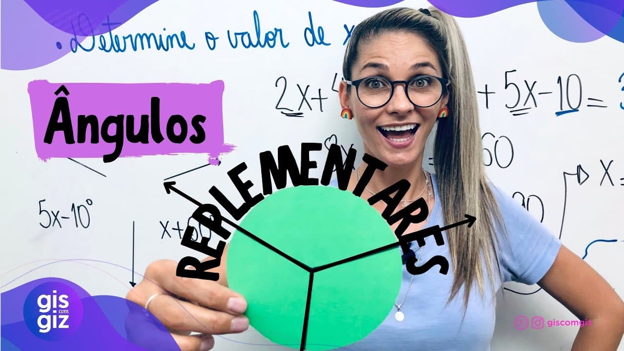 Thumbnail: ÂNGULOS REPLEMENTARES \Prof. Gis/