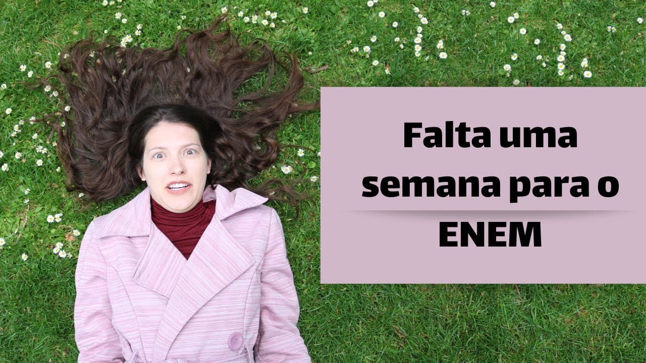 Thumbnail: O QUE ESTUDAR NA SEMANA DO ENEM - Sarah Schollmeier