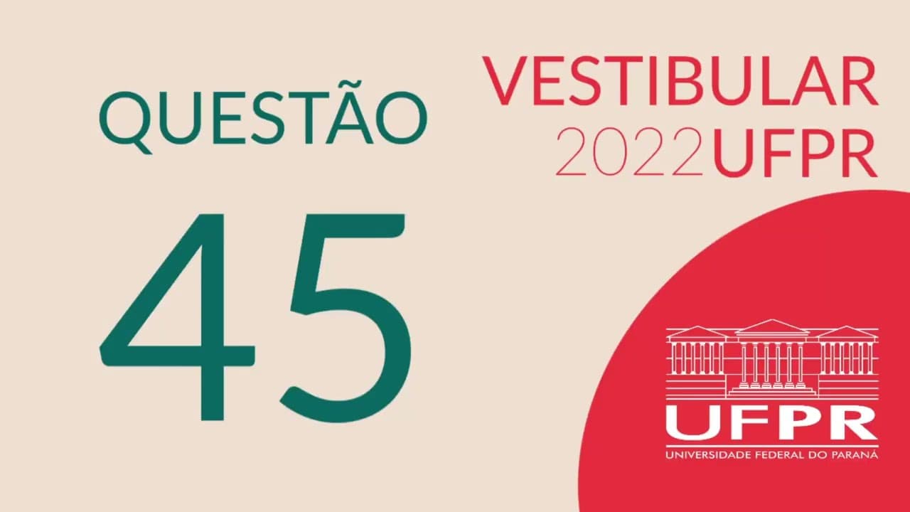 Thumbnail: CORREÇÃO UFPR 2021/2022 | QUESTÃO 45 | QUÍMICA | Conforme Pesquisa Nacional de Saneamento Básico