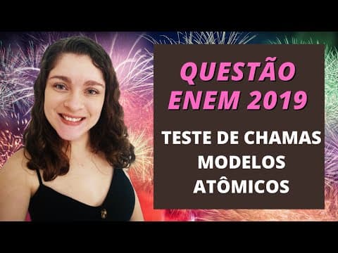Thumbnail da aula: Questão de química Enem 2019 -  " Um teste de laboratório permite identificar alguns cátions ...