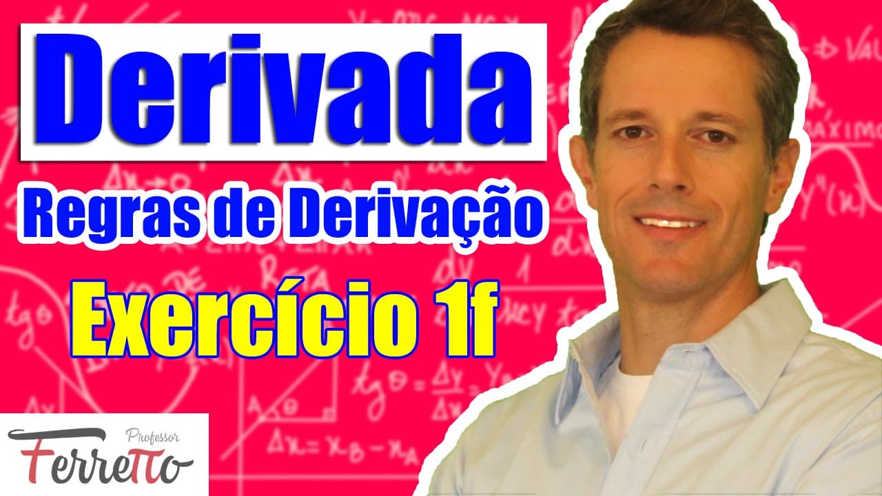 Thumbnail: Regras de Derivação: Exercício 1f