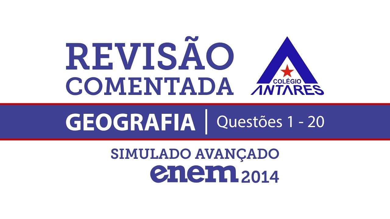 Thumbnail: Simulado Enem 2014 - Geografia