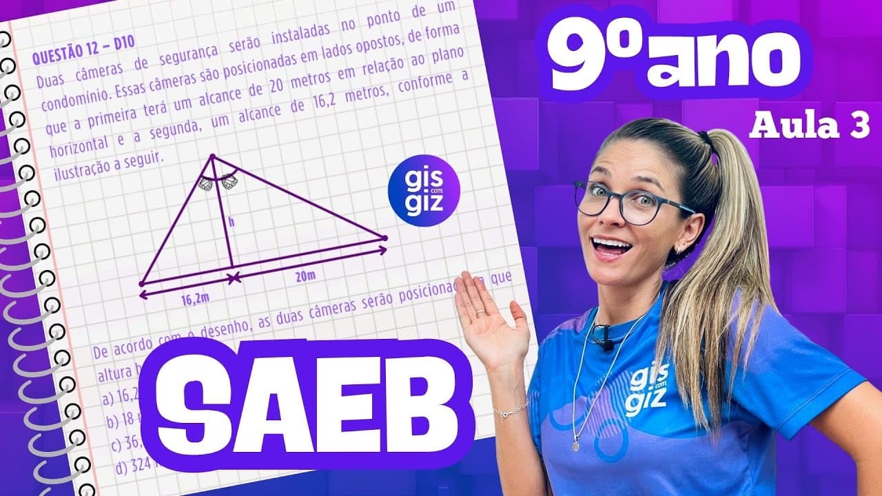 Thumbnail: SAEB 9º ANO MATEMÁTICA | SIMULADO PREPARATÓRIO SAEB #3