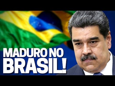 Thumbnail da aula: Maduro no Brasil: volta do UNASUL! Arma nuclear para amigos da Rússia!? Espanha dissolve parlamento!