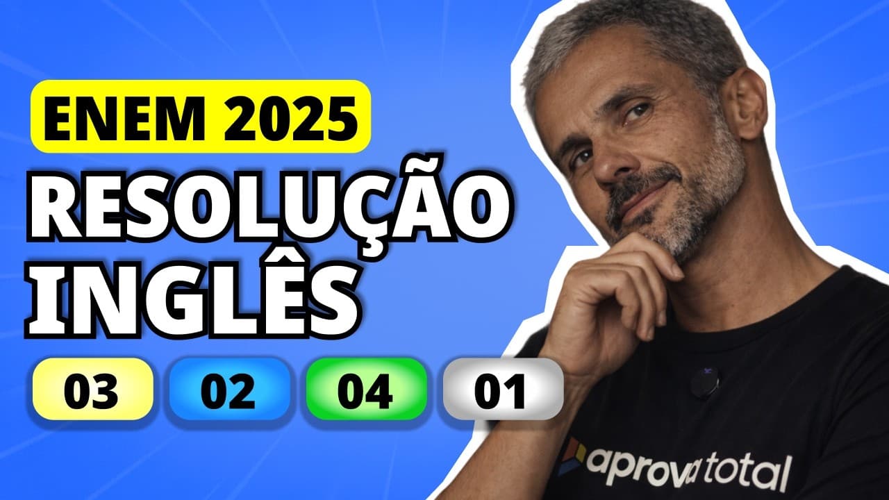 Thumbnail: ENEM 2025 Inglês – Questão 3 | My idea of philosophy is that if it is not relevant to human problems