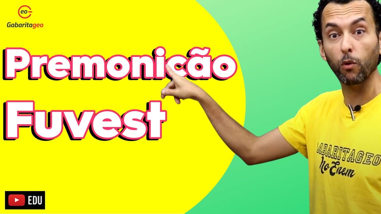 Thumbnail: Premonição FUVEST | Geografia |