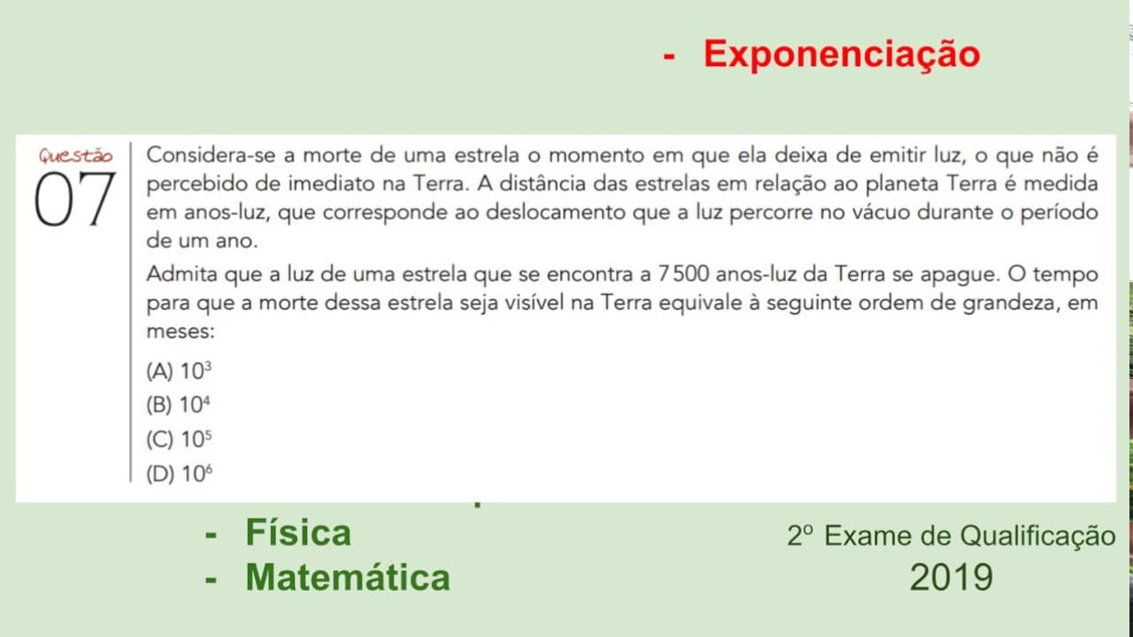 Thumbnail: Física - Vestibular UERJ 2019 - 2 Exame de Qualificação - Questão 7