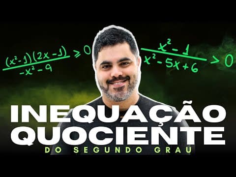 Thumbnail da aula: 🤯 INEQUAÇÃO-QUOCIENTE DO SEGUNDO GRAU como você JAMAIS VIU! | MEM 54