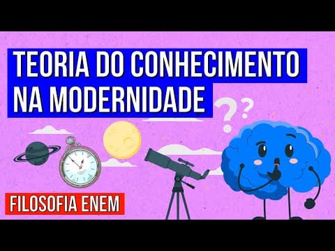 Thumbnail da aula: TEORIA DO CONHECIMENTO NA MODERNIDADE | Resumo de Filosofia para o Enem | Ernani Júnior da Silva