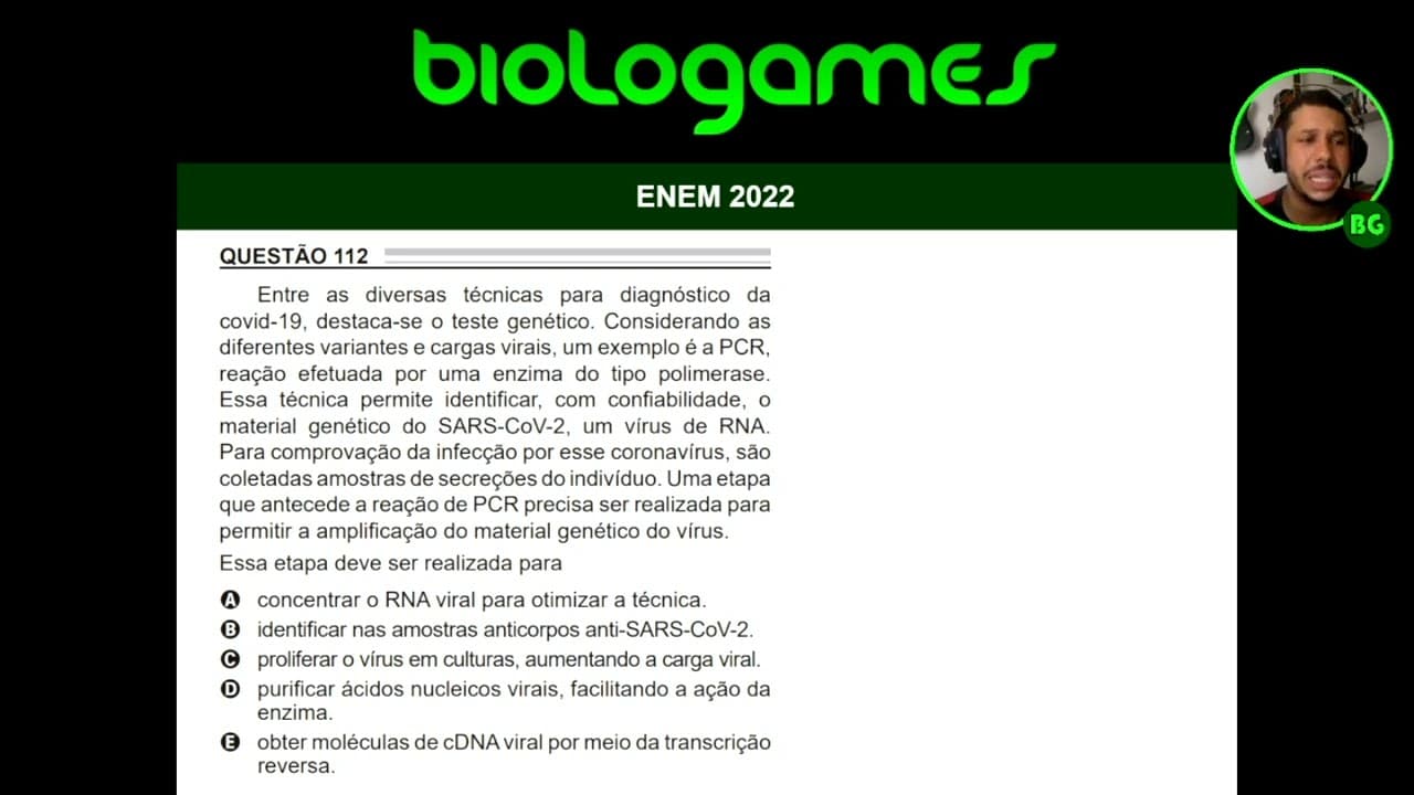 Thumbnail: ENEM 2022 - PROVA ROSA - Questão 112