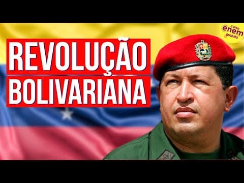 Thumbnail da aula: A REVOLUÇÃO BOLIVARIANA: O QUE ACONTECE NA VENEZUELA? | Resumo de Geografia para o Enem
