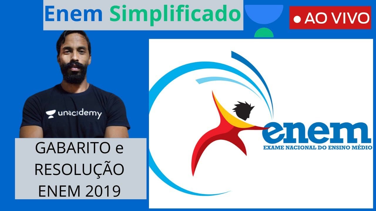 Thumbnail: GABARITO e RESOLUÇÃO ENEM 2019 | Filosofia e Sociologia | ENEM Simplificado