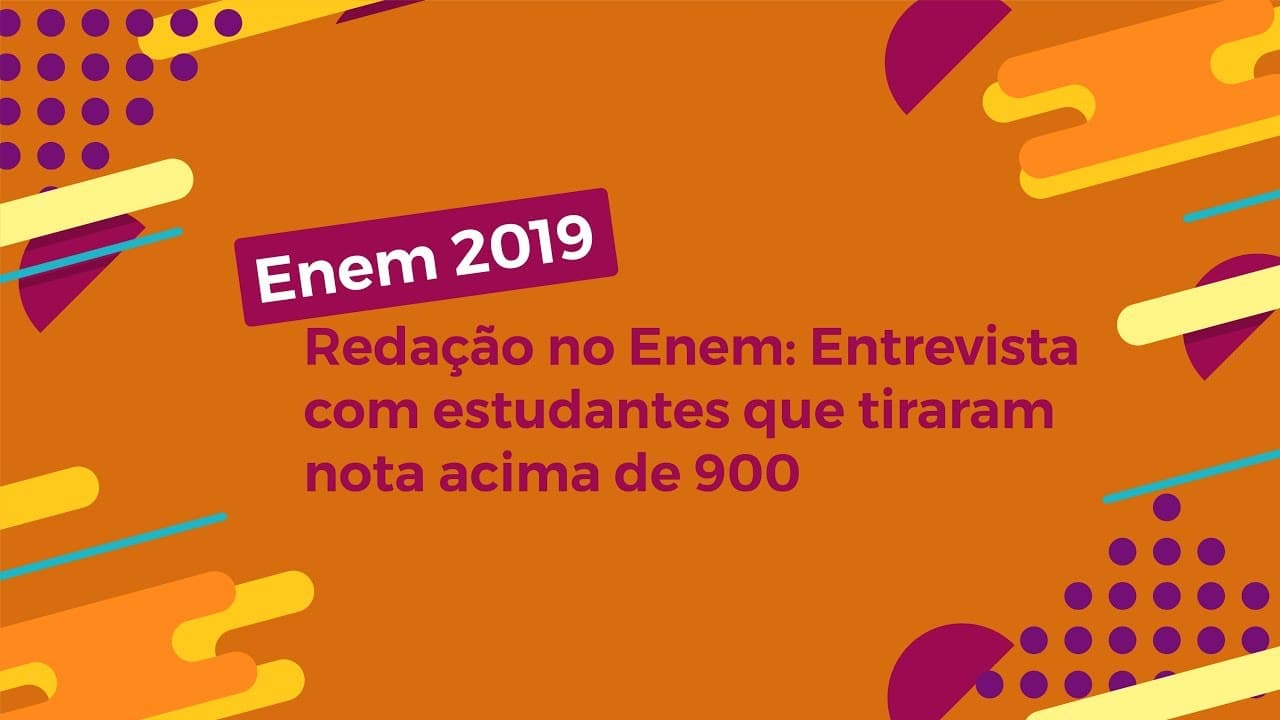 Thumbnail: Redação no Enem | Entrevista com estudantes que tiraram acima de 900 - Brasil Escola