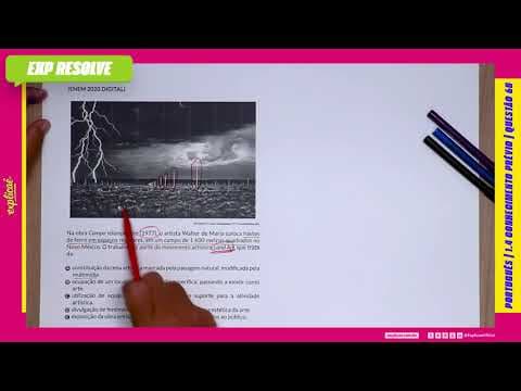 Thumbnail da aula: NA OBRA CAMPO RELAMPEJANTE (1977), O ARTISTA WALTER DE MARIA COLOCA (...) | CONHECIMENTO PRÉVIO