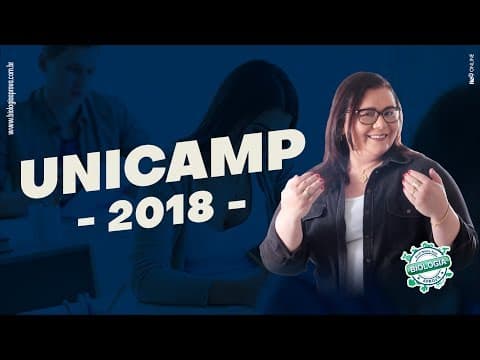 Thumbnail da aula: Resolução da Prova da UNICAMP 2018 [Biologia] - Prof.ª Mary Ann Saraiva