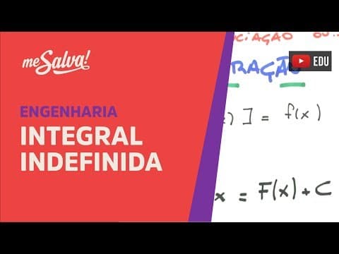 Thumbnail da aula: Me Salva! INT02 - Integral Indefinida