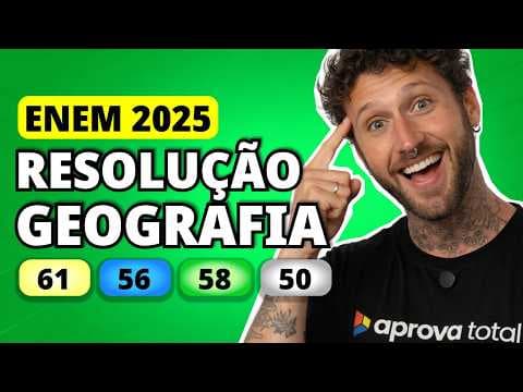 Thumbnail da aula: ENEM 2025 GEOGRAFIA – Questão 61 | Por séculos, o Rio Reno tem sido uma rota de navegação confiável