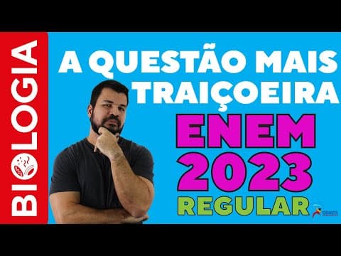 Thumbnail da aula: ENEM 2023 - As aves apresentam dois tipos de músculos em seus corpos: vermelhos e brancos