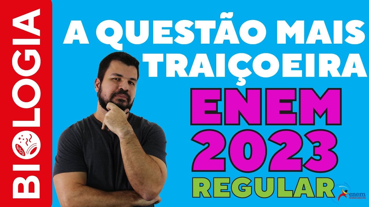 Thumbnail: ENEM 2023 - As aves apresentam dois tipos de músculos em seus corpos: vermelhos e brancos