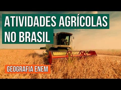 Thumbnail da aula: ATIVIDADES AGRÍCOLAS NO BRASIL | Geografia para o Enem | Raphael Carrieri