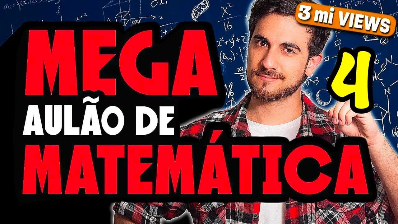 Thumbnail: ➗✖️ RAZÃO, PROPORÇÃO, PORCENTAGEM E FRAÇÕES - Matemática Mestres do ENEM