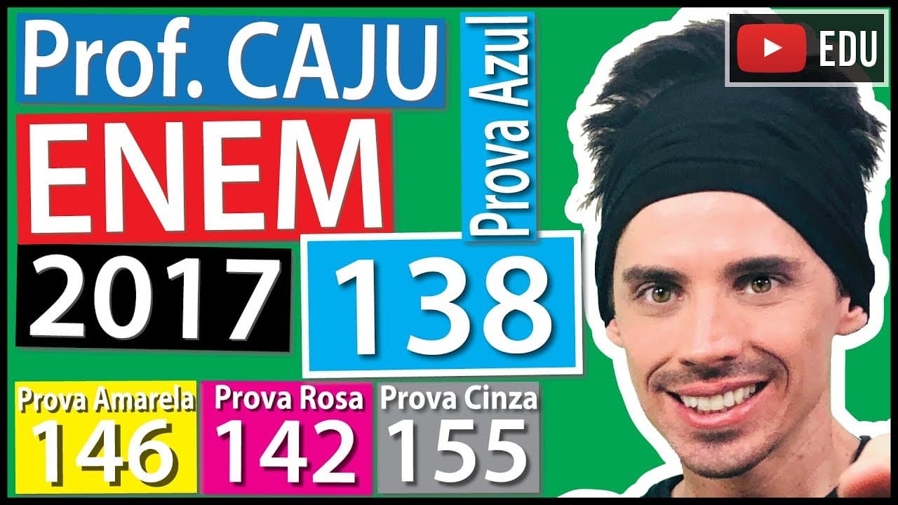 Thumbnail: [ENEM 2017] 138 📘 TRIGONOMETRIA Raios de luz solar estão atingindo a superfície de um lago