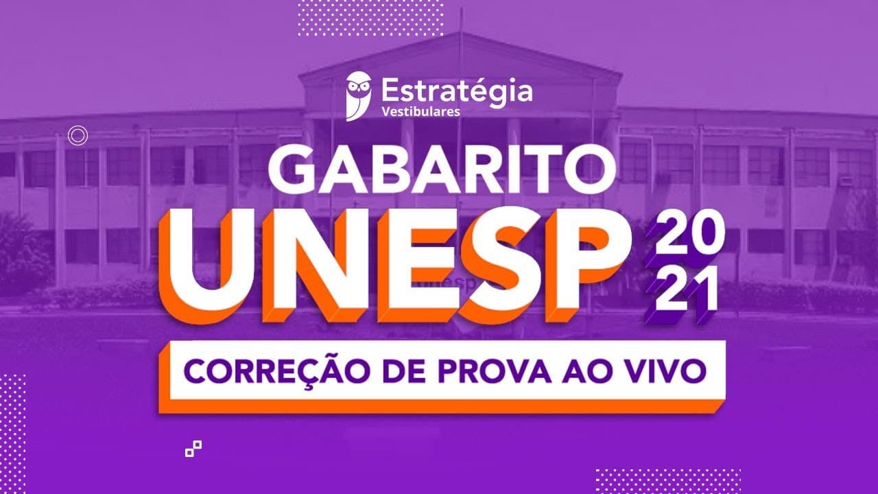 Thumbnail: Gabarito UNESP 2021 2ª FASE – Comentários acerca da prova